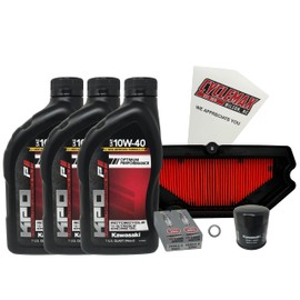 Cyclemax Standard Tune Up Kit with Spark Plugs compatible with Kawasaki 2012-2016 Ninja 650