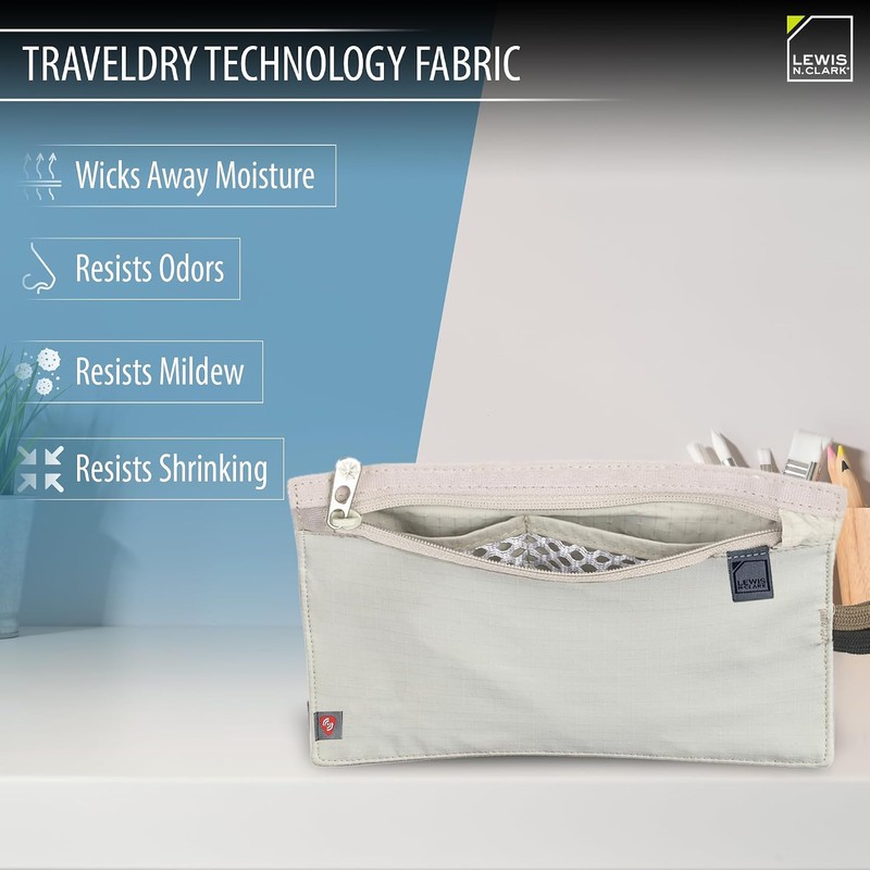 Lewis N. Clark RFID - portafolios para cinturón de viaje