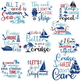 Cruise Ship Door Decorations, 10PCS Large Cruise Door Decorations Magnetic This Week Funny Carnival Cruise Magnets Cabin Magnets Birthday Magnets for Cruise Door Fridge Car Computer