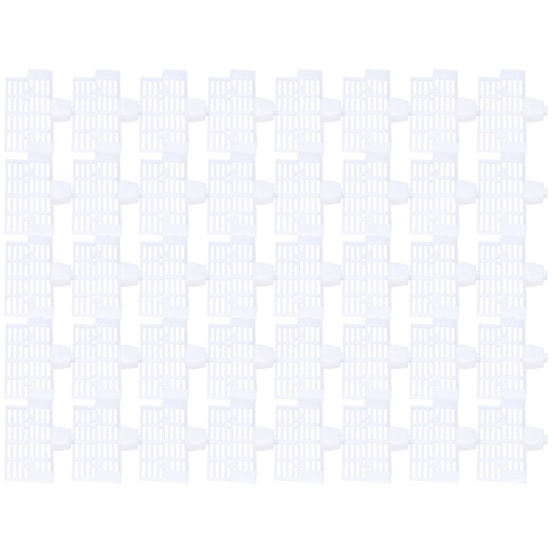 40PCS Beekeeping Prevent Escape Frame Queen Bee Plastic Spacer Frame