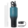 40oz Insulated Water Bottle Fits in Any Car Cup Holders,