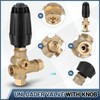 Threlaco 2 Pack Vrt3-310 Pressure Washer Unloader Valve, Black Spring,