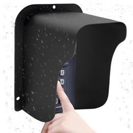 Cubierta impermeable para timbre de video antirreflejos, cubierta de lluvia de gran tamaño para timbre de video, cerradura de huellas dactilares, timbre de cámara (tipo B)