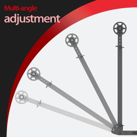 Truck Bed Extenders|4-Position Adjustable Truck & SUV Bed Extender Hitch Mount for Hauling Kayaks Ladders, Lumber & Large Gear |Durable Silver Hammered Scratch-Resistant Design