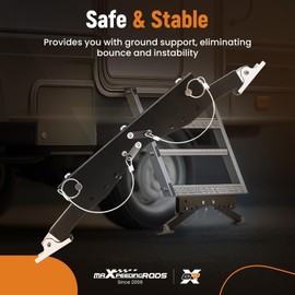 maXpeedingrods RV Step Stabilizer Kit 2.8" to 11.4" Height Adjustable, Heavy Duty Camper Trailer Stabilizer Jack for RV Steps, 5th Wheels, Travel Trailers and Motorhomes