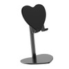 Operitacx Heart Shaped Metal Desktop Tablet Support Flexible Phone Bracket