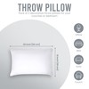 Utopia Bedding Throw Pillows (Pack of 2, White), 12 x