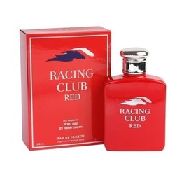 Racing Club Red Men's Cologne, 3.4 Oz EDT Spray, Eau de Toilette