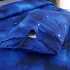SDIII 3PCS Blue Galaxy Comforter Set Twin, Bed in a