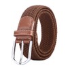 BOZEVON Elastic Woven Belt - Multi-colours Elasticated Braided Stretch Fabric