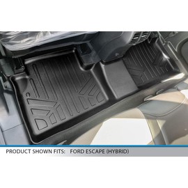 SMARTLINER All Weather Custom Fit Floor Mats 2nd Row Liner for 2020-2025 Ford Escape