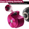 JYINCPED PVC Pipe Reamer 3-Inch Head, PVC Fitting Saver with