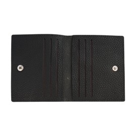 Site Specialty Thin Card Case, Cowhide Leather, Black