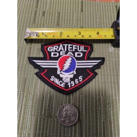 N/A EMBROIDERED GREATFUL DEAD IRON PATCH (Please Read Ad)