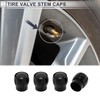 RATCHROLL 4 Pcs Tire Valve Stem Caps Stylish 8x14mm Tyre