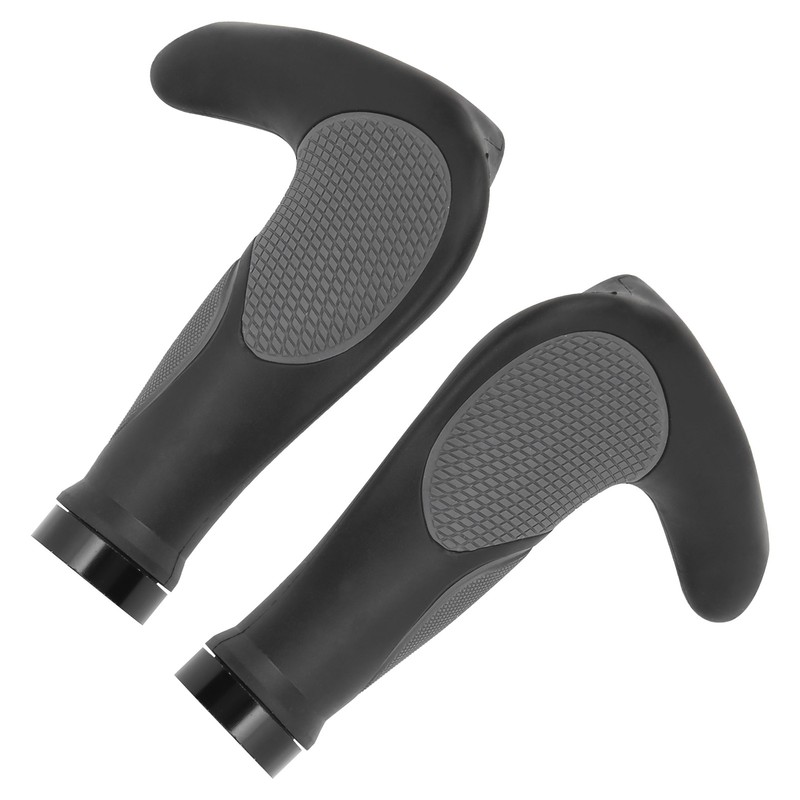 22.2mm Mountain Bicycle Ox Horn Handbar Bilateral Locking Durable Rubber