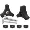 2-Pack Lawn Mower Handle Knob Nut Bolt Kit – Triangle