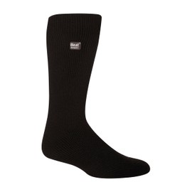 Heat Holders - Mens Winter Warm Thick Bigfoot Thermal Crew Socks Size 13-15 US (Black)
