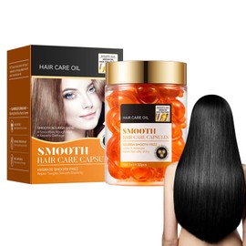 Capsules for Hair Care, Pack of 30 Nourishing Hair Care Capsules, Repair of Hair Damage, Essential Oil, Hair Oil Serum Repairing Split Hair (Honey) Hair Growth Essential Oil