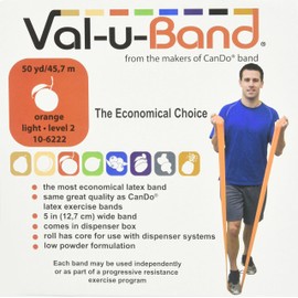 Val-U-Band Exercise Band Twin Pak, Orange