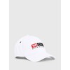 Diesel 00SIIQ0BAUI Men's Cap, Vintage Logo Cap, white