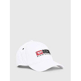 Diesel 00SIIQ0BAUI Men's Cap, Vintage Logo Cap, white