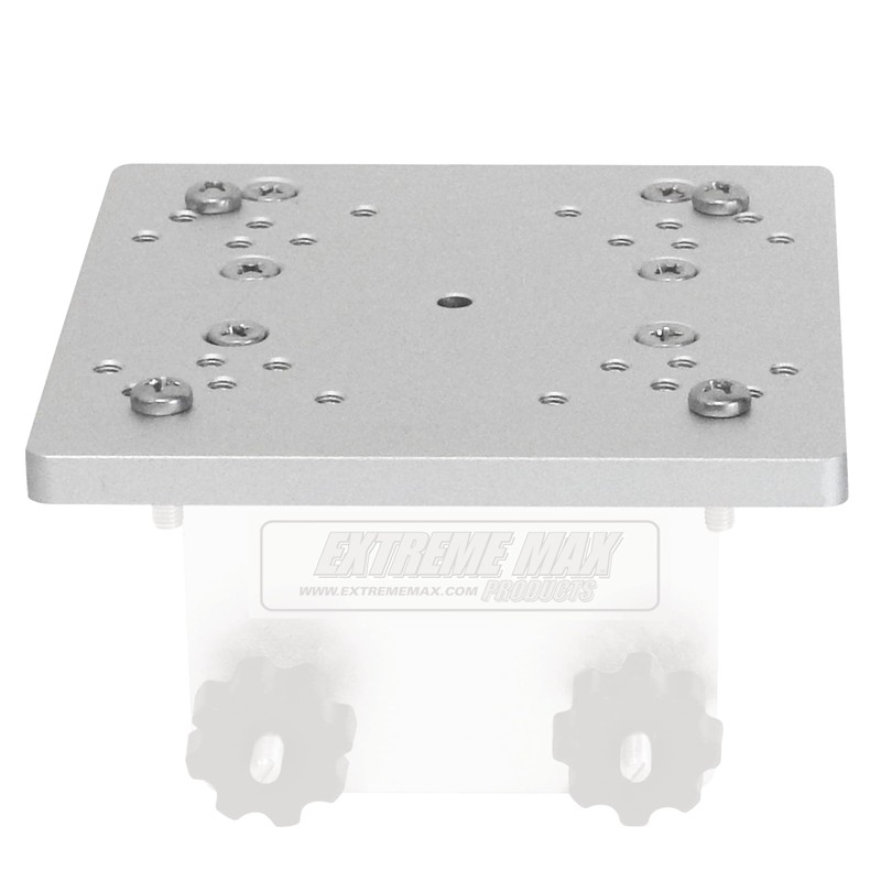 Extreme Max 3005.4408 Downrigger Mounting Plate for Use with Track