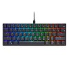 RK ROYAL KLUDGE RK61 Wired 60% Mechanical Gaming Keyboard RGB Backlit Ultra-Compact Hot-Swappable Blue Switch Black