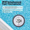 Uzoli Pool Thermometer Floating Wireless with Pool Sensor Water Temperature