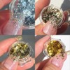 Piote Fiote Foil Flake Gold Leaf Silver Foil Nail Glitter