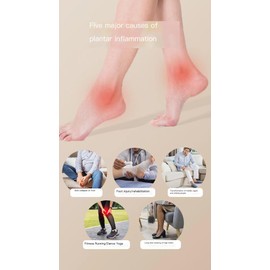 Plantar Fascia Foot Massager with Arch Support, Pink