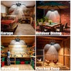 Solar Shed Light Outdoor Indoor Upgrade 1200LM 174LED 4 and