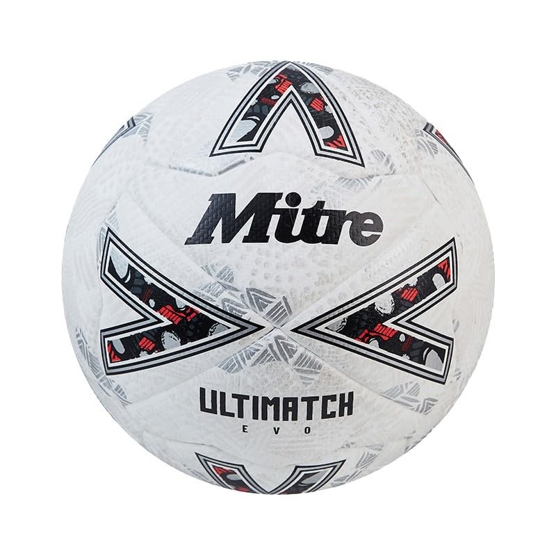 Mitre Ultimatch Football, Enhanced Control, Extra Durability, Added Accuracy, Ball,