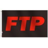 Double sided FTP Logo Flag 3x5Ft New, 100D Silk for
