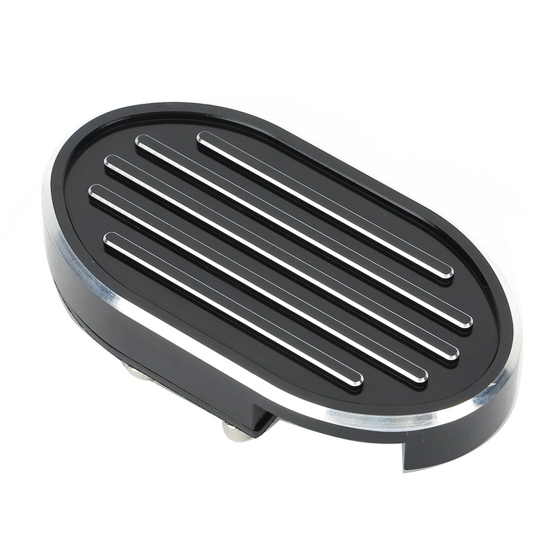 Stripe Style Brake Pedal Pad Motorcycle Footpeg Cover Accessory Fits