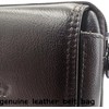 Genda 2Archer Mens Leather Small Belt Waist Bag Wallet Phone