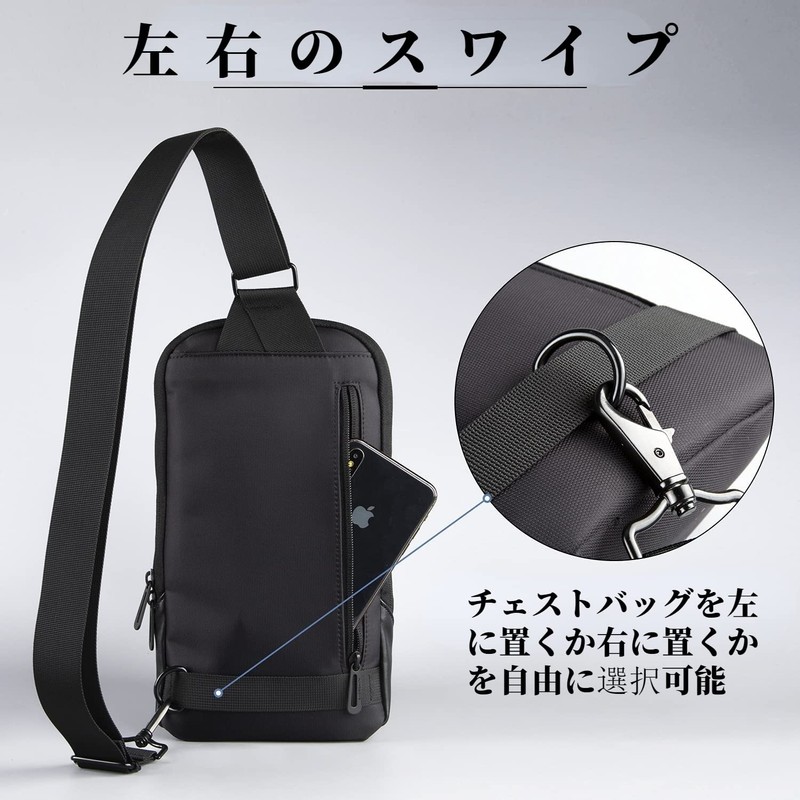 Kingsons Body Bag, Shoulder Bag, Popular Crossbody Bag, Men's, Small