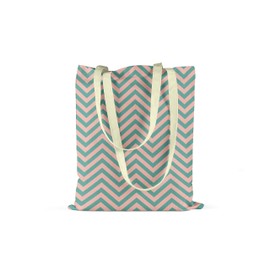 Bonamaison Printed Tote Bag, Reusable Grocery Bag, Shopping Bag, Machine Washable, Foldable, Canvas Cloth Bag with Handles, Size: 34x40 Cm