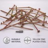 SKIR'CO (Pack of 40) Universal Zinc Plated Steel 5.0 x