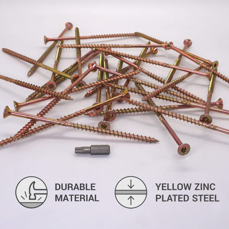 SKIR'CO (Pack of 40) Universal Zinc Plated Steel 5.0 x
