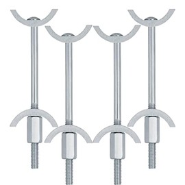 HMH-Shop Worktop Connectors 100 x 35 mm Galvanised Plate Connector for Worktop Kitchen Top Furniture Connector Plate Connector Pack of 4