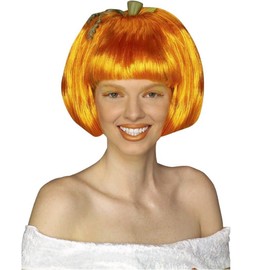 Rubie's Pumpkin Spice Wig, Orange, One Size