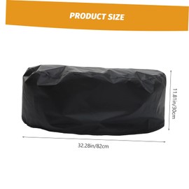 BESPORTBLE Outdoor Pool Cover Round Bath Tub Pet Swimming Pool Wear-Resistant Practical Pool Supply