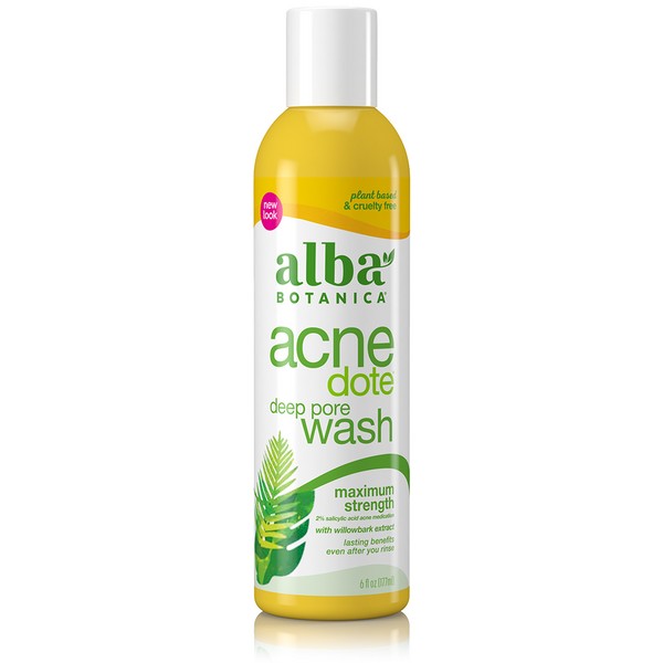 Alba Botanica Acnedote Deep Pore Wash 177ml - Expiry 09/24