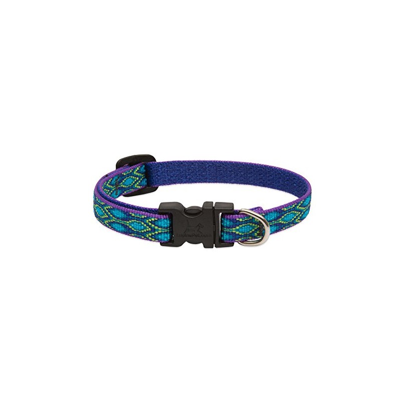 LupinePet Originals 1/2" Rain Song 10-16" Adjustable Collar for Small