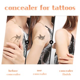 Tattoo Cover Up Make Up, Scar Body Makeup Foundation, Liquid Concealer for Body Scars, Cover Make Up Cosmetic Product for Body Scars Body Makeup Foundation Waterproof