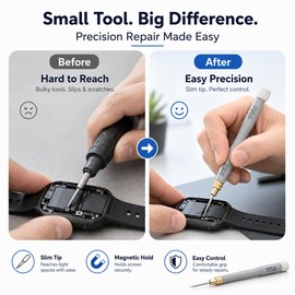 Precision Mini Screwdriver for Small Repairs – Magnetic 2mm Hand Tool for Watches, Phones & DIY