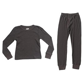 At The Buzzer Thermal Underwear Set for Boys 95362-Charcoal-18/20