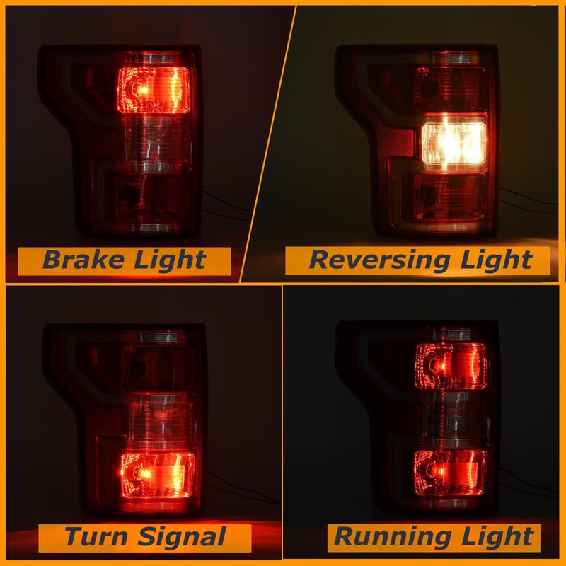 Nakuuly Tail Light Compatible With 2018 2019 2020 Ford F150
