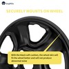 TangMiGe 4-Pack Wheel Skins Compatible with Honda CR-V CRV 2012